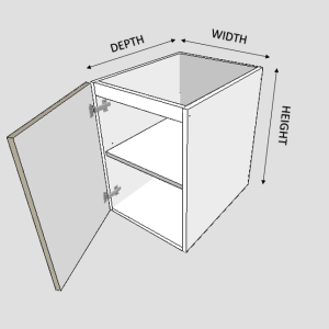 Base Single Left Door Cabinet