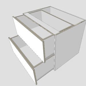 Standard 2 Drawers Floor Vanity