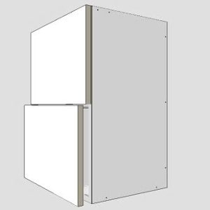 Two Drawers Wall Hung Vanity